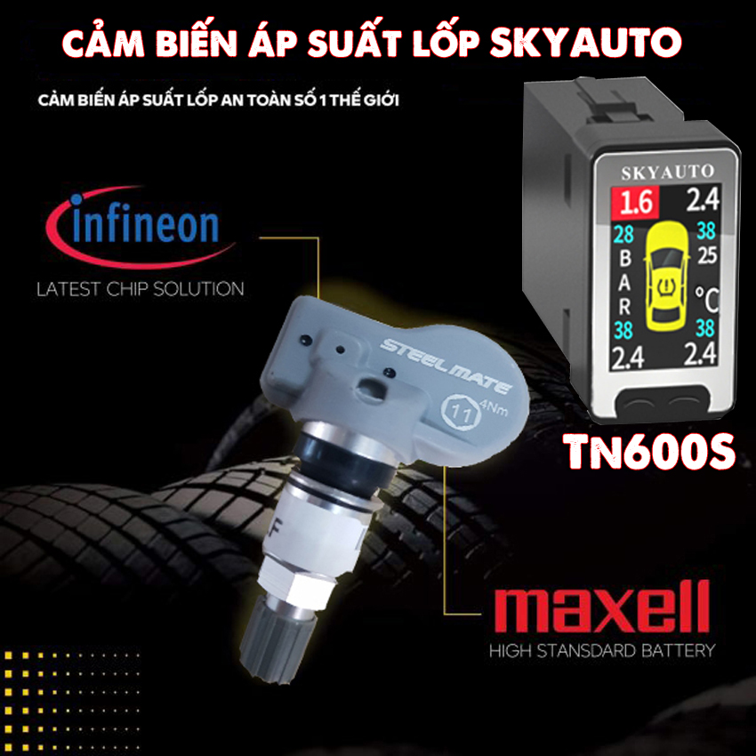 Dòng xe Toyota nên lắp cảm biến áp suất lốp nào?