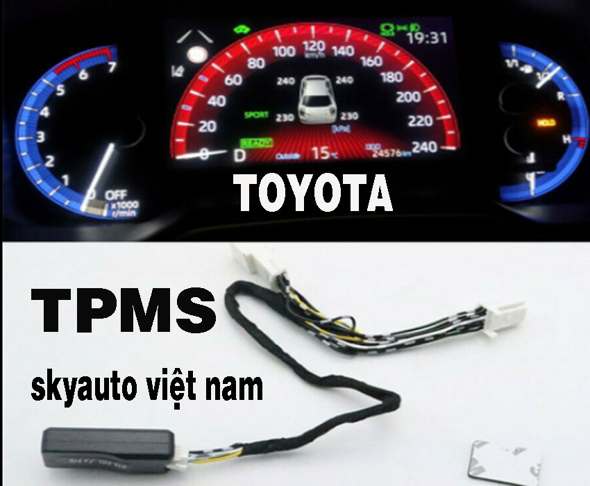 Cảm biến áp suất lốp TOYOTA CROSS- giải mã cảm biến áp suất lốp toyota