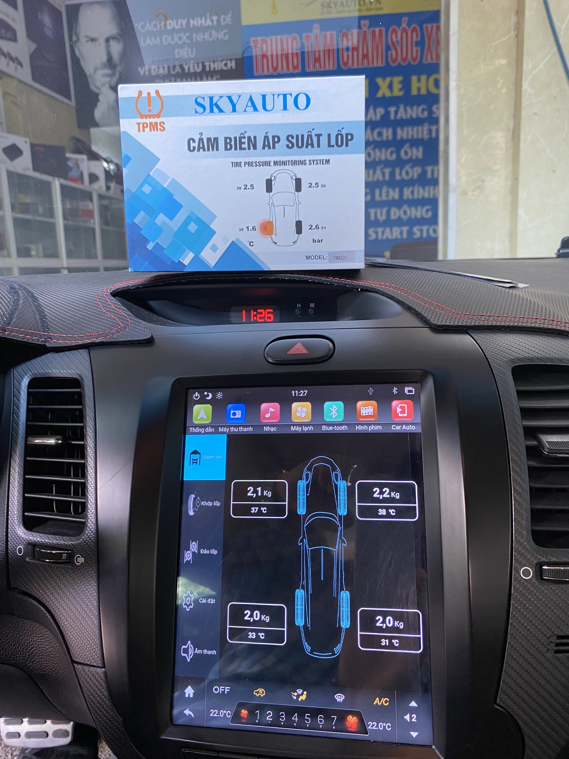 Thương hiệu cảm biến áp suất lốp SKYAUTO