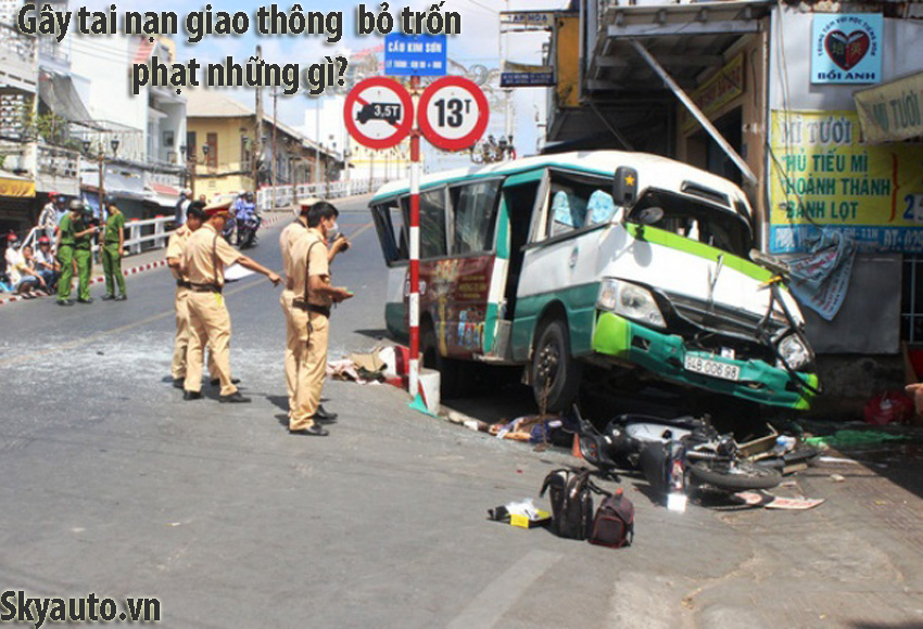 Gây tai nạn giao thông bỏ trốn phạt bao nhiêu tiền?