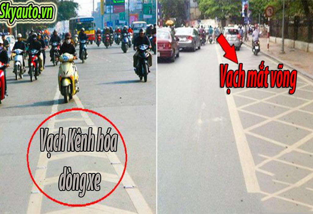 Đi vào làn kẻ mắt võng phạt bao nhiêu tiền?