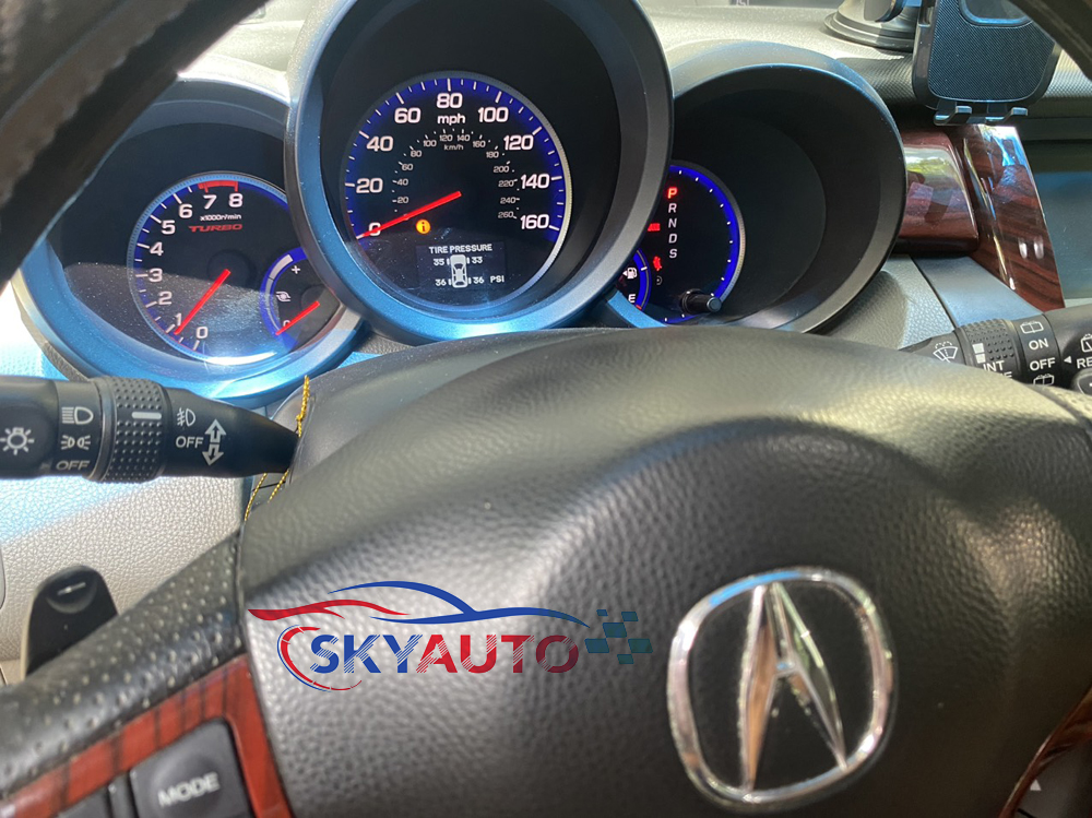 Lỗi cảm biến áp suất lốp trên bảng điều khiển xe Acura- Check TPMS System