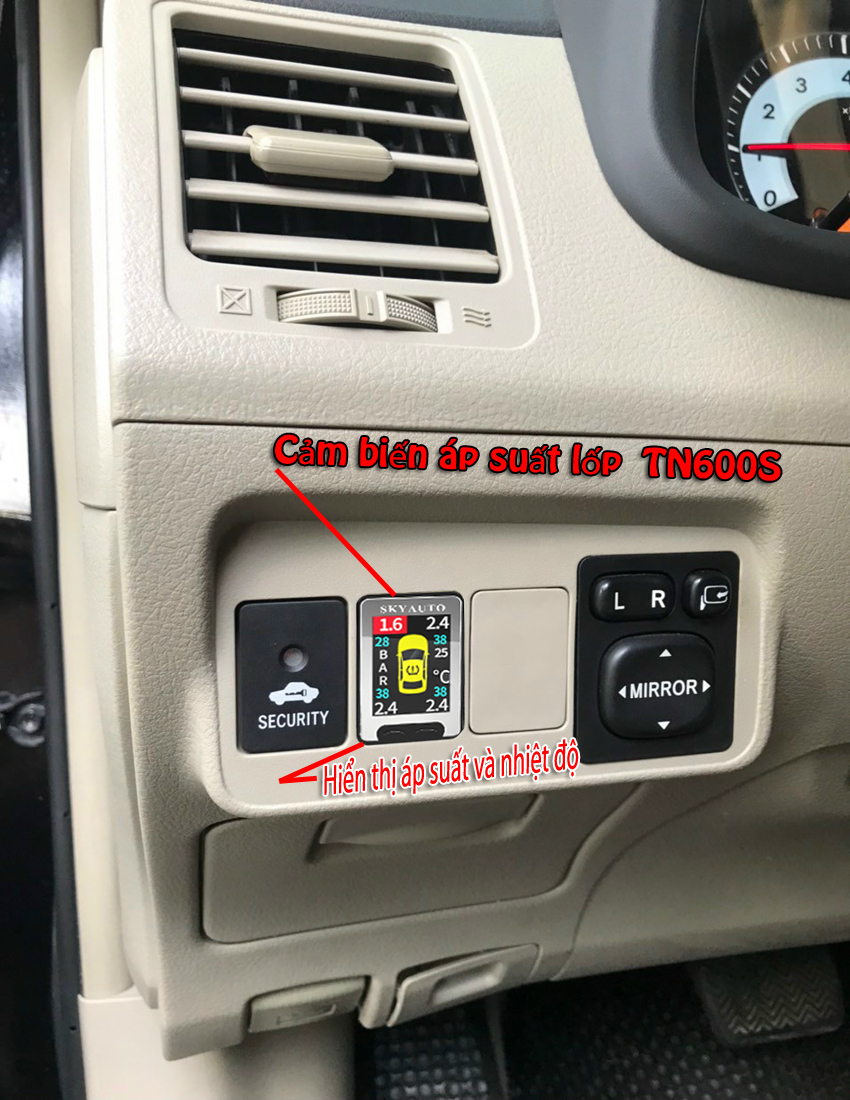 Cảm biến áp suất lốp xe Mitsubishi Attrage TN600S ( Chính hãng)