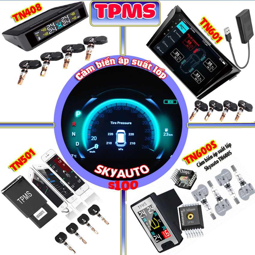 Tất tần tật Cảm biến áp suất lốp SKYAUTO- Thương hiệu Quốc Gia