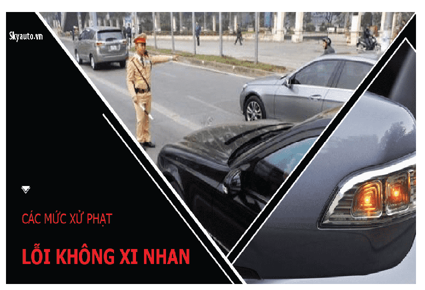 Ô tô rẽ không xi nhan phạt bao nhiêu?
