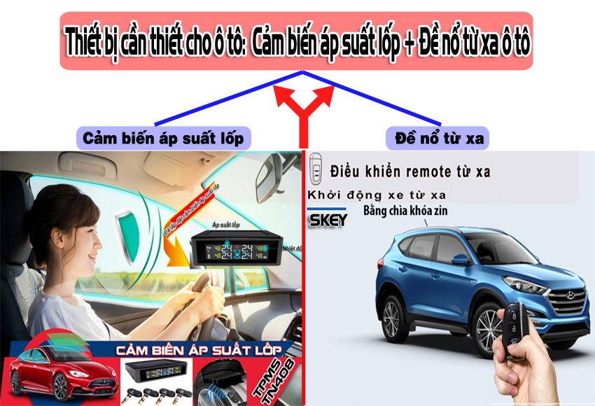 Cảm biến áp suất lốp, Đề nổ từ xa thiết bị cần thiết cho xe ô tô