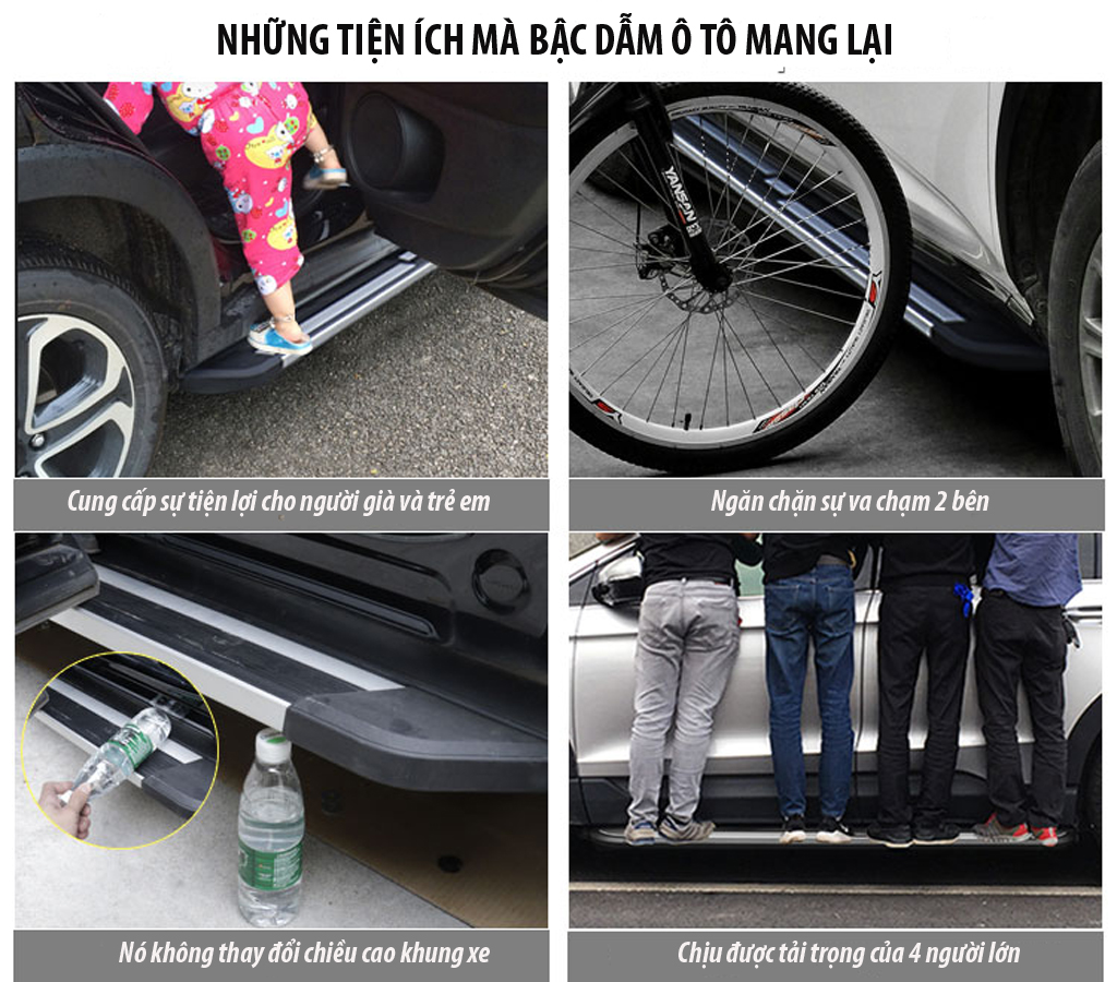 Có nên lắp bậc dẫm cho ô tô không? Bậc bước chân Ô tô