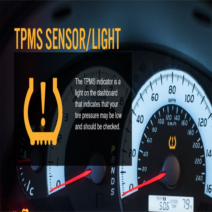 Ý nghĩa đèn cảnh báo trên cảm biến áp suất lốp
