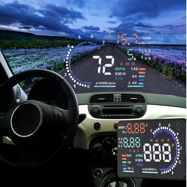 Công nghệ hiển thị thông số trên kính lái ô tô HUD