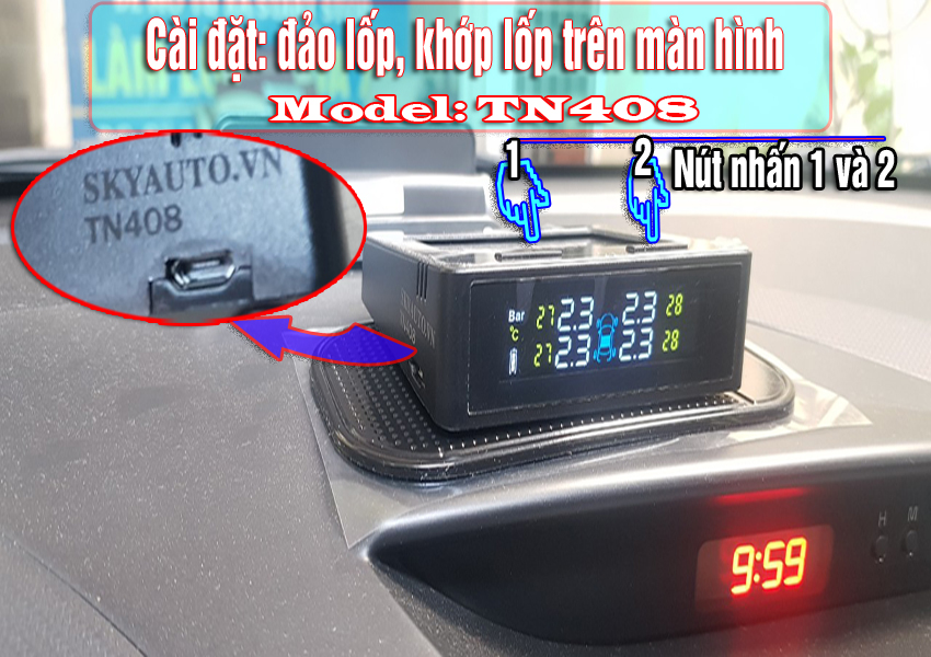 Thế giới cảm biến áp suất lốp cao cấp