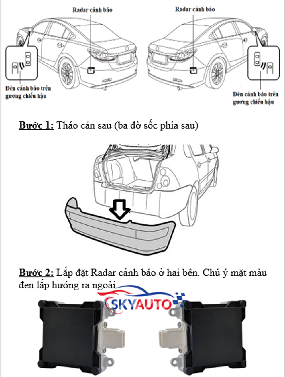 Nhất định phải lắp cảnh báo điểm mù BSD cho xe ô tô