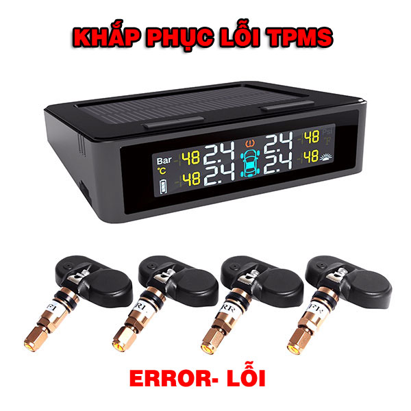 LỖI- ERROR THƯỜNG GẶP CẢM BIẾN ÁP SUẤT LỐP SKYAUTO