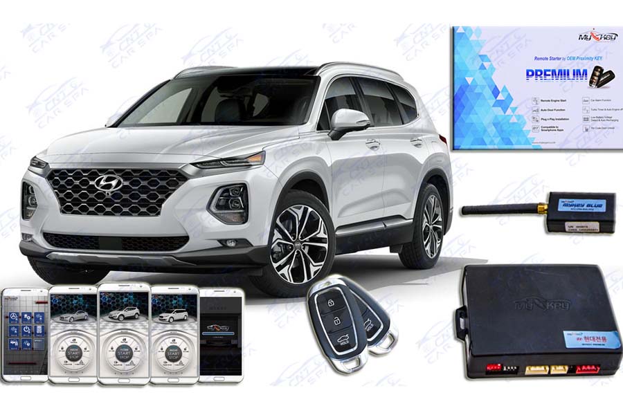 Chìa khóa thông minh Skey theo xe Hyundai SantaFe