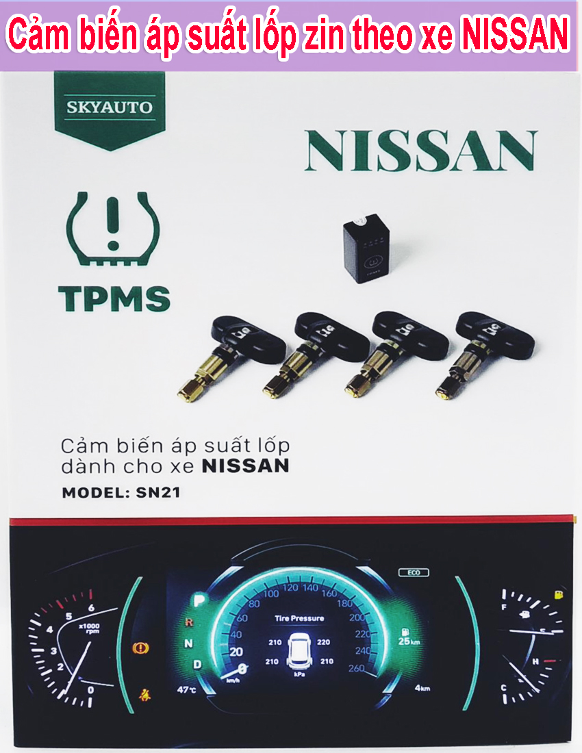 Cảm biến áp suất lốp Nissan Kicks- Skyauto