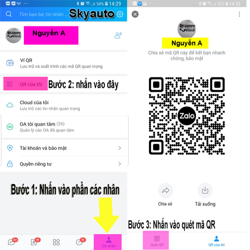 Hướng dẫn cách quét mã QR