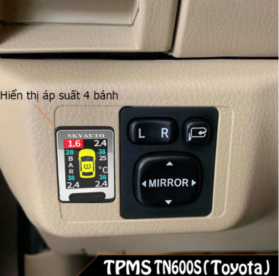 Cảm biến áp suất lốp Toyota YARIS Cross Chính hãng