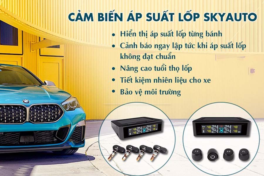 SKYAUTO và hành trình đưa cảm biến áp suất lốp đến với tài xế Việt