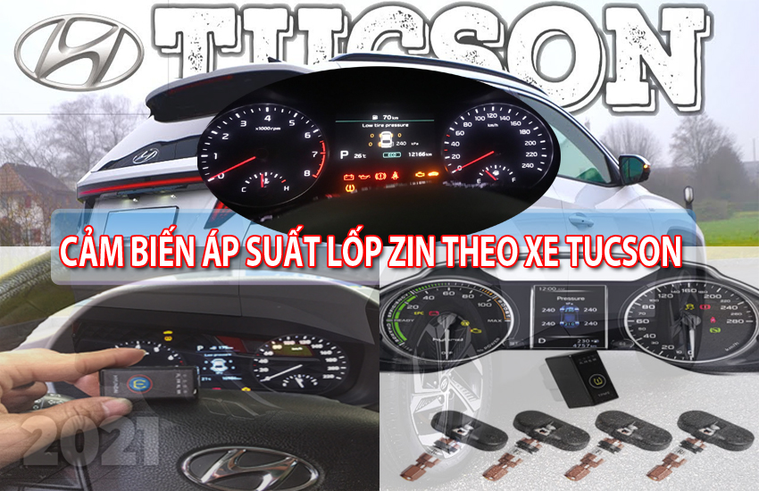 Cảm biến áp suất lốp theo xe Tucson- SKYAUTO ( Zin theo xe chính hãng)