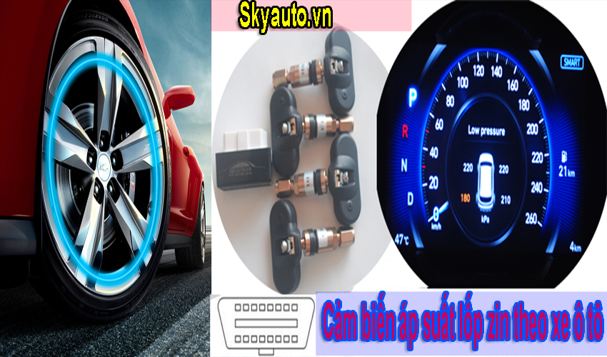 Hướng dẫn sử dụng và cài đặt cảm biến áp suất lốp theo xe- SKYAUTO