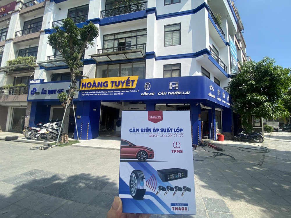 Các đại lý lắp đặt cảm biến áp suất lốp SKYAUTO tại Hà Nội
