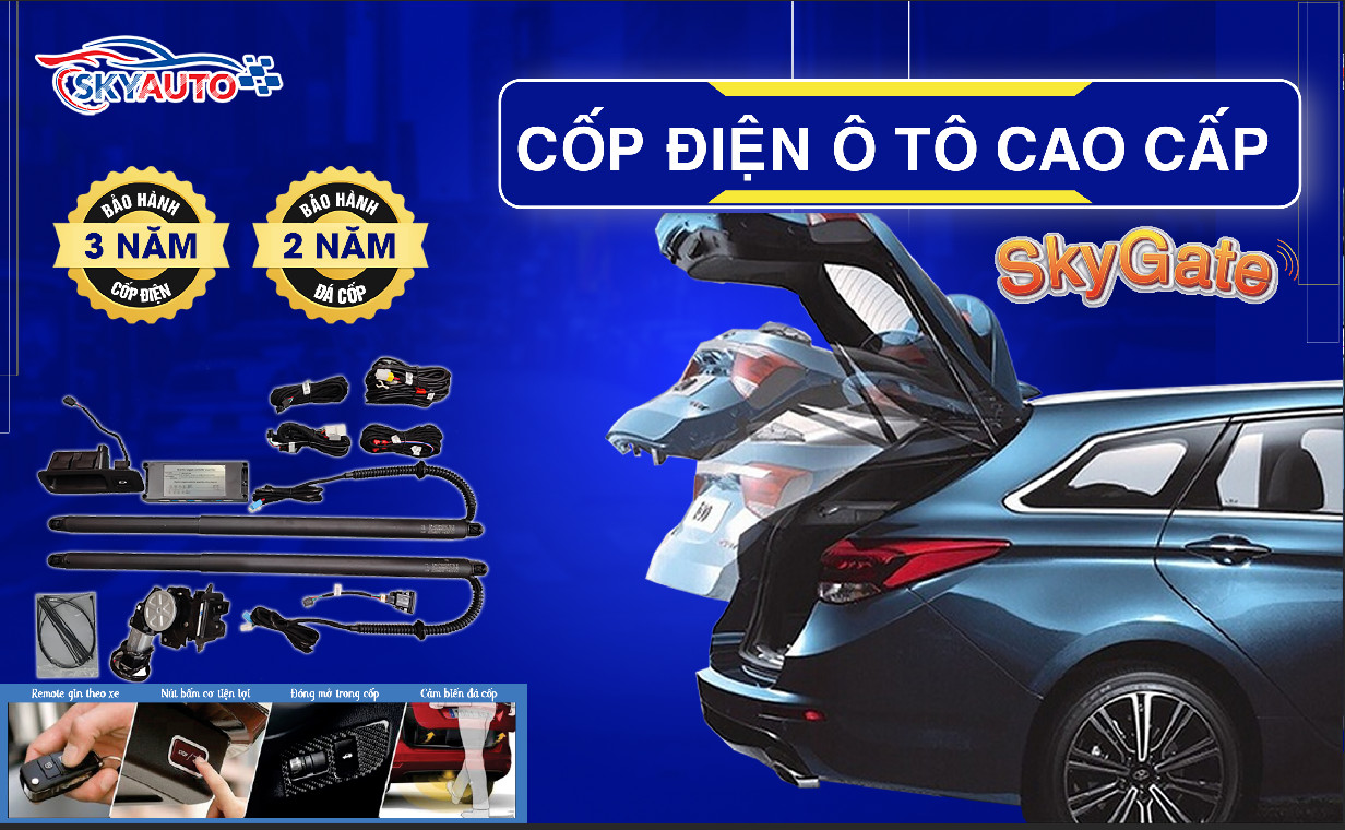 Thương hiệu cốp điện Skygate tốt nhất việt nam bảo hành 3 năm
