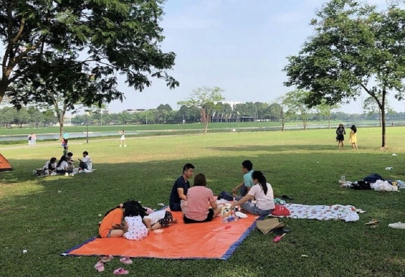 Công viên Yên Sở - Địa điểm dã ngoại cho trẻ nhỏ vào cuối tuần