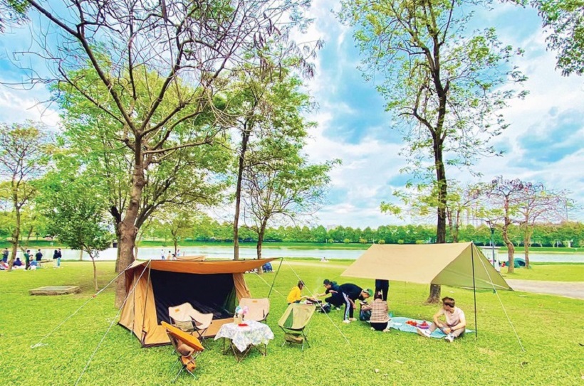 Kinh nghiệm picnic công viên Yên Sở bạn nên biết