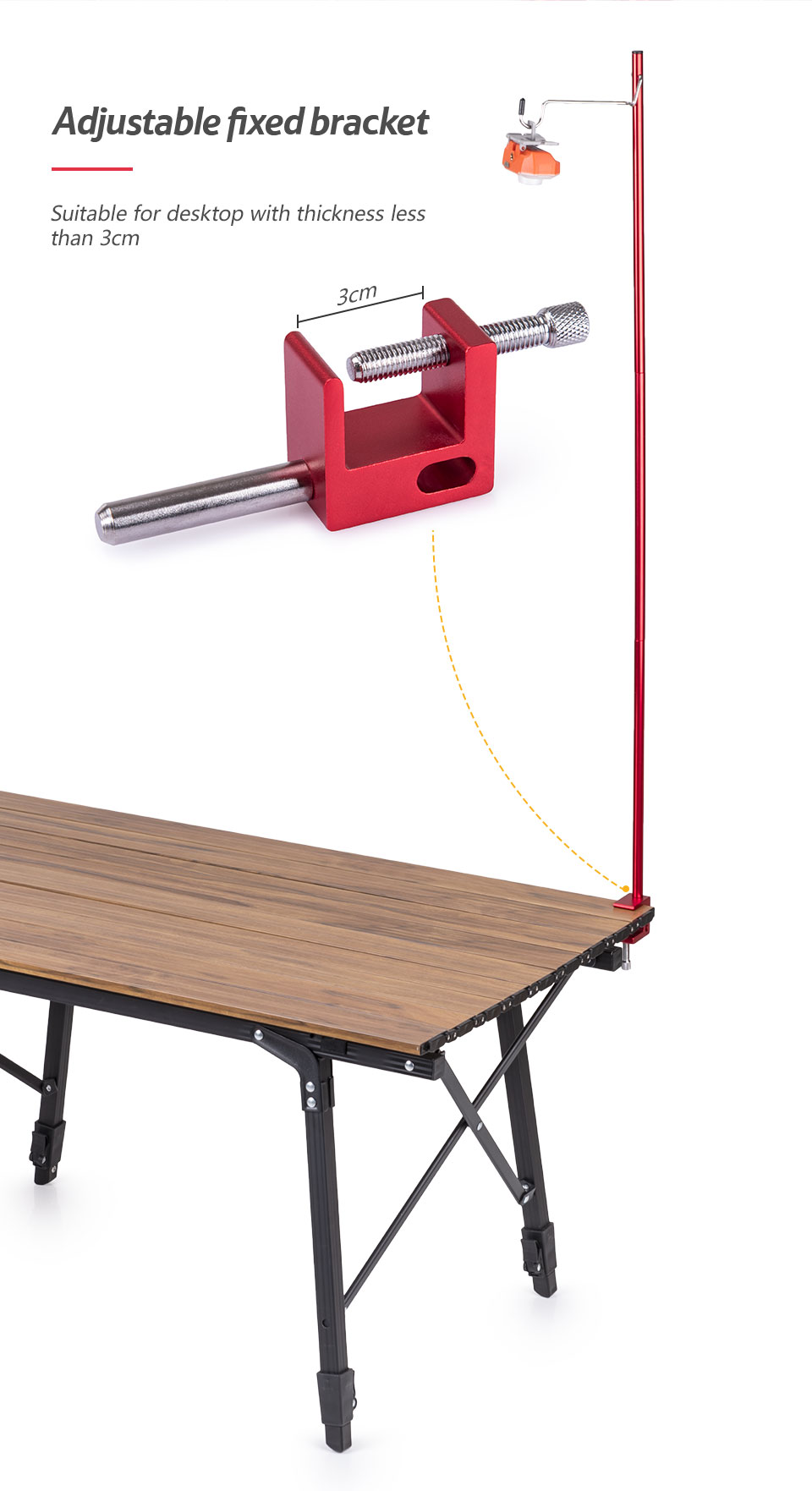 CỌC TREO ĐÈN CẮM TRẠI NATUREHIKE NH19PJ003