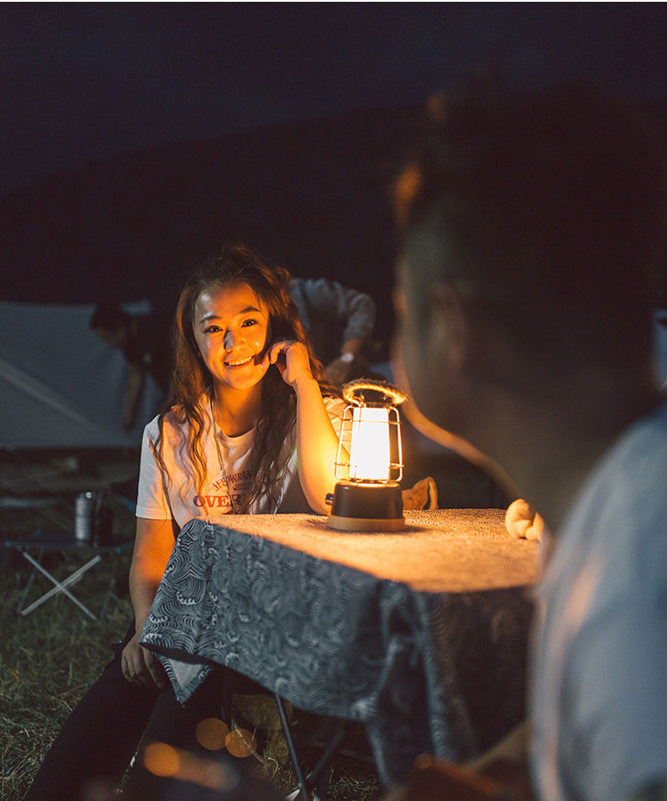 ĐÈN LED RETRO WILD LAND HEMP ROPE LANTERN