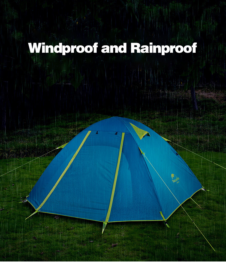 LỀU CẮM TRẠI 2 NGƯỜI 2 LỚP NATUREHIKE NH18Z022-P CAO CẤP