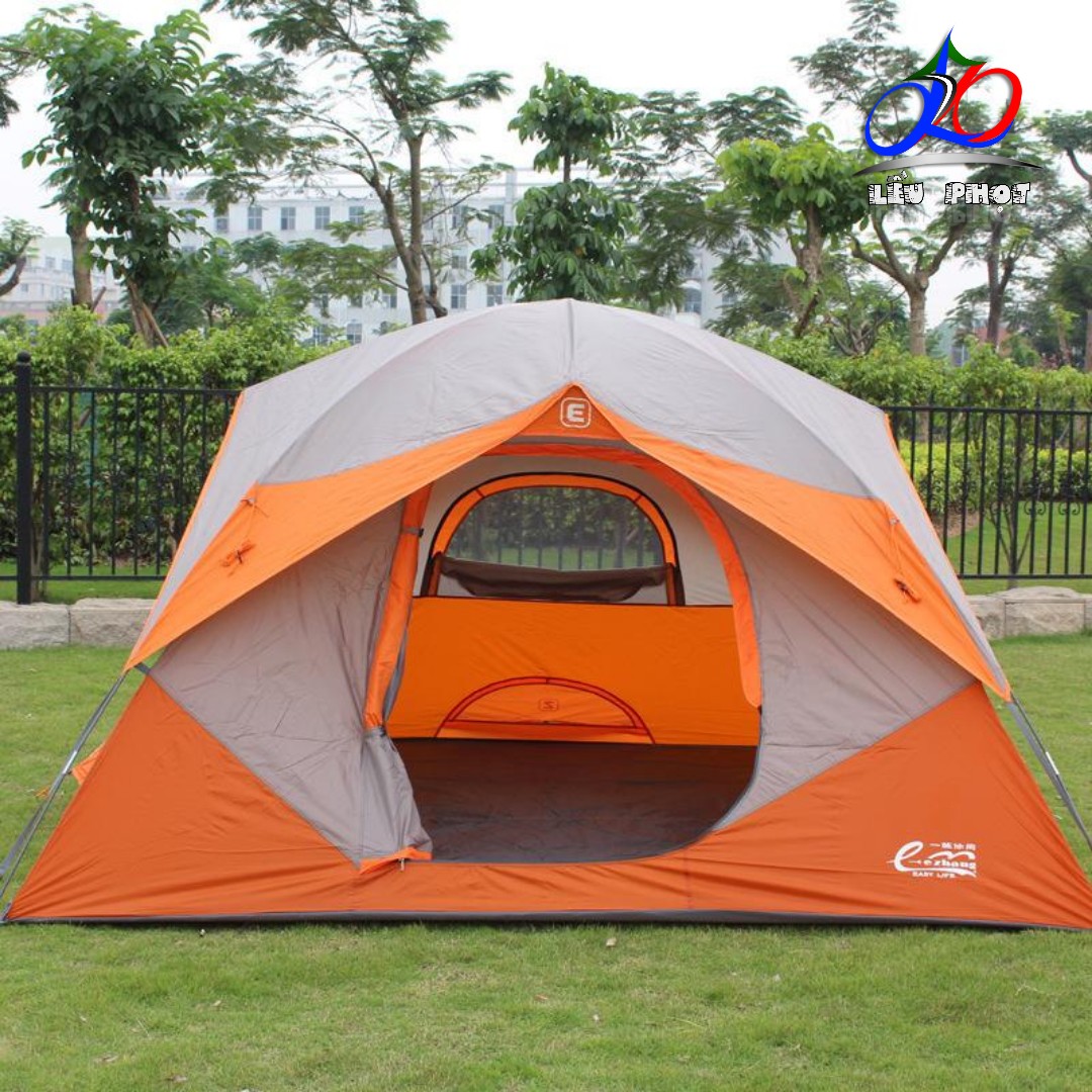 LỀU CẮM TRẠI 6-8 NGƯỜI 2 LỚP HÀNG ĐẸP CHỐNG MƯA TỐT