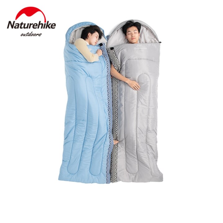 TÚI NGỦ COTTON CÓ MŨ TRÙM ĐẦU NATUREHIKE NH21MSD07