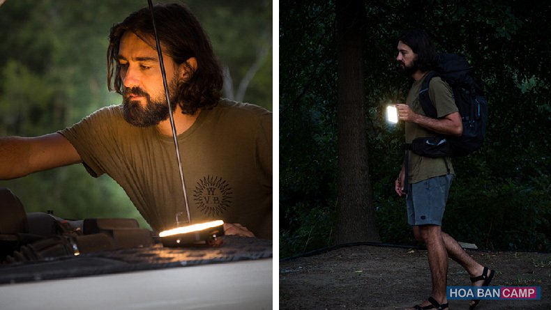 ĐÈN CẮM TRẠI KIÊM SẠC DỰ PHÒNG NATUREHIKE NH18Y001-A