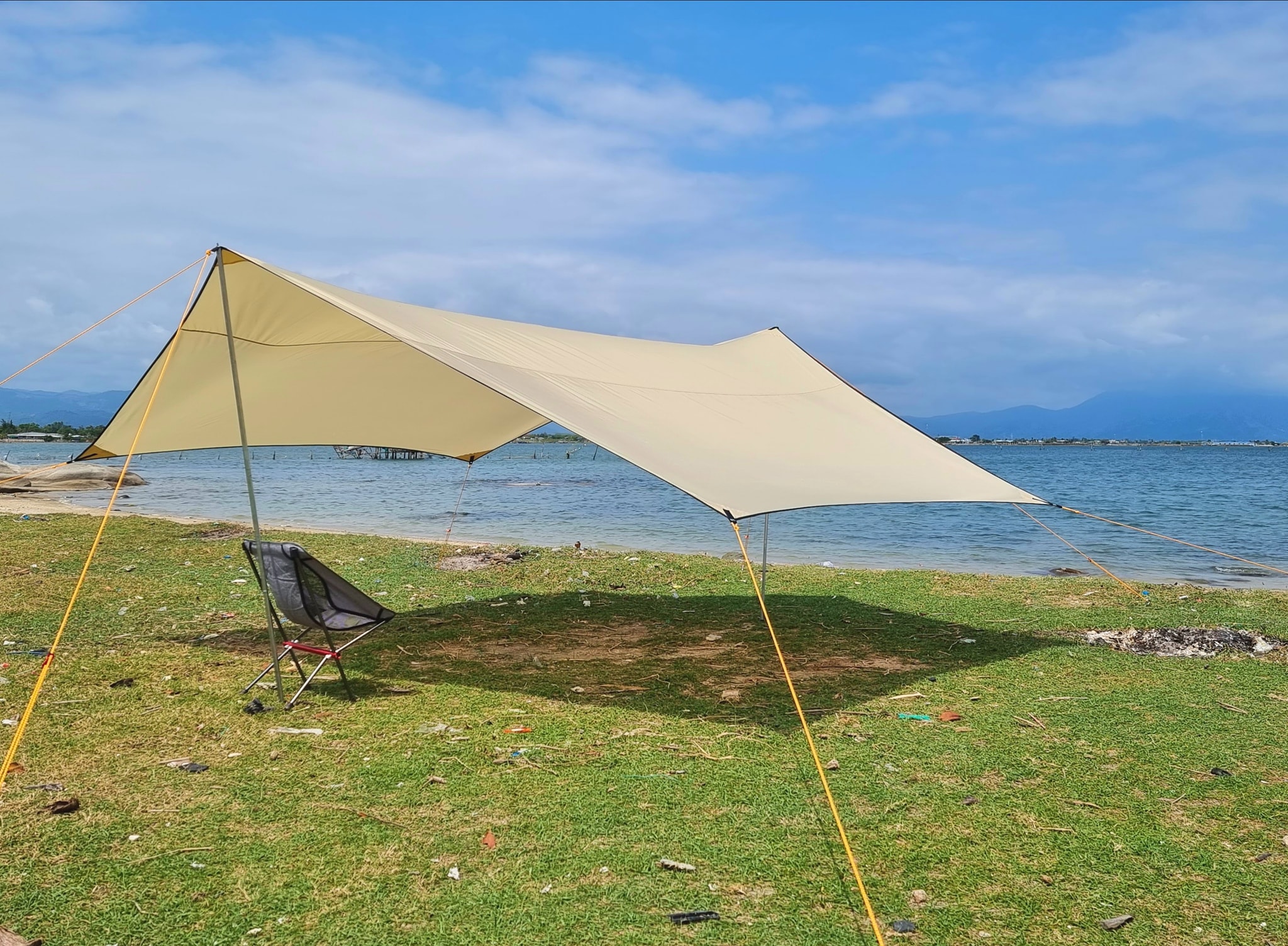 TĂNG DÃ NGOẠI MADE IN VIETNAM 400*440 CM - TRẮNG KEM