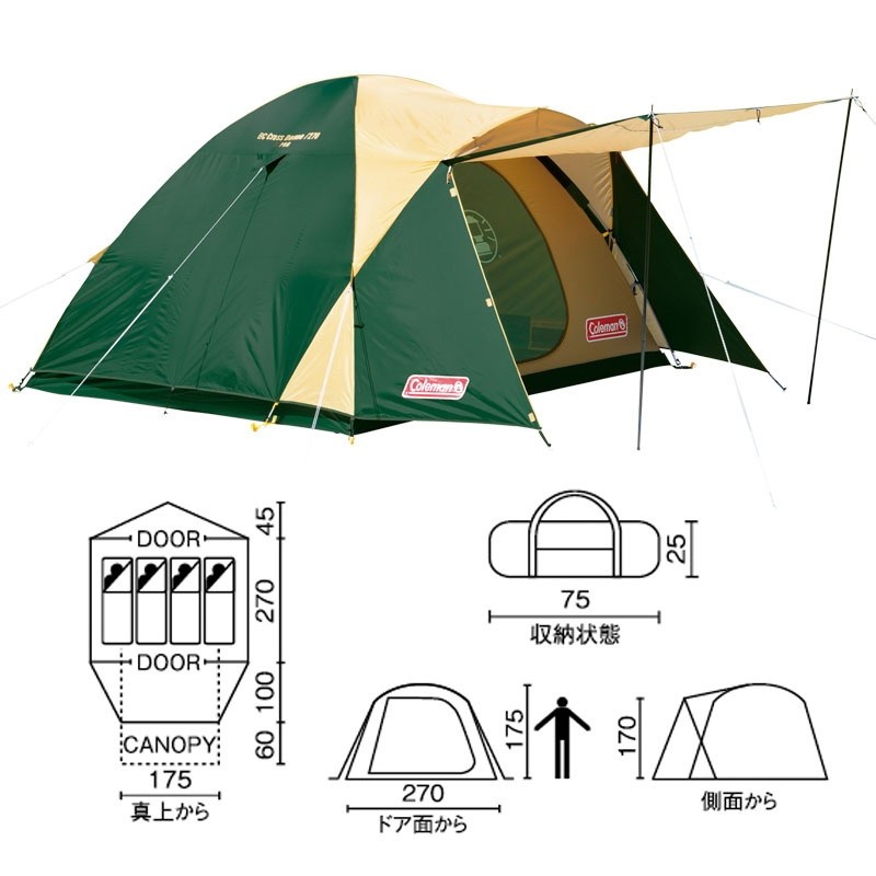 LỀU CẮM TRẠI GIA ĐÌNH COLEMAN FAMILY CAMPING 270
