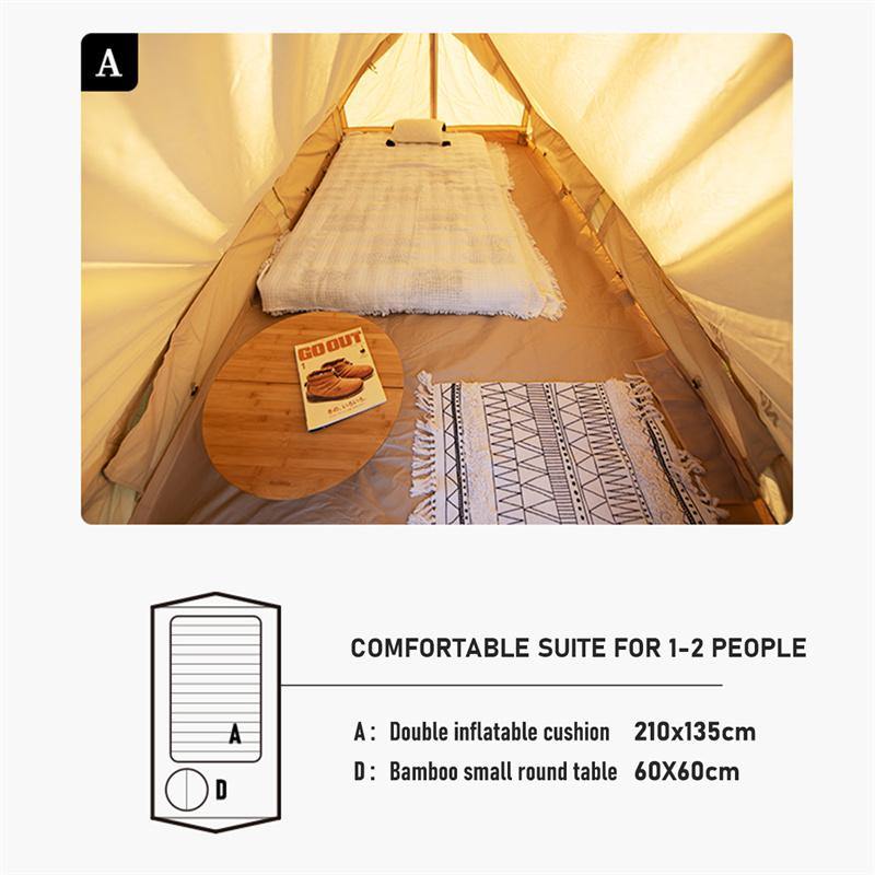 LỀU DÃ NGOẠI GLAMPING NATUREHIKE NH20ZP003 DÀNH CHO 3-4 NGƯỜI