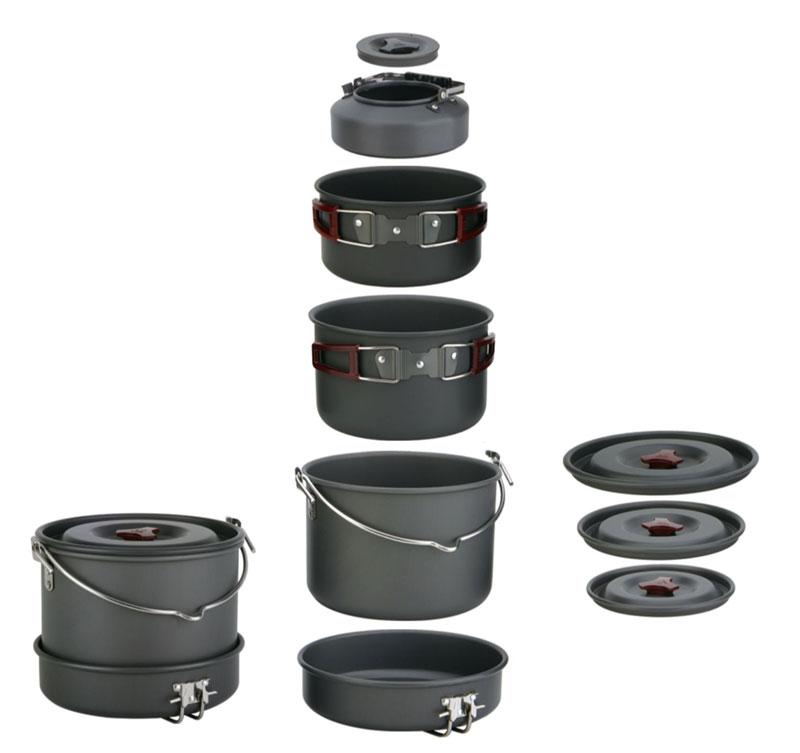 BỘ NỒI DÃ NGOẠI 6-10 NGƯỜI FIRE MAPLE FMC-212