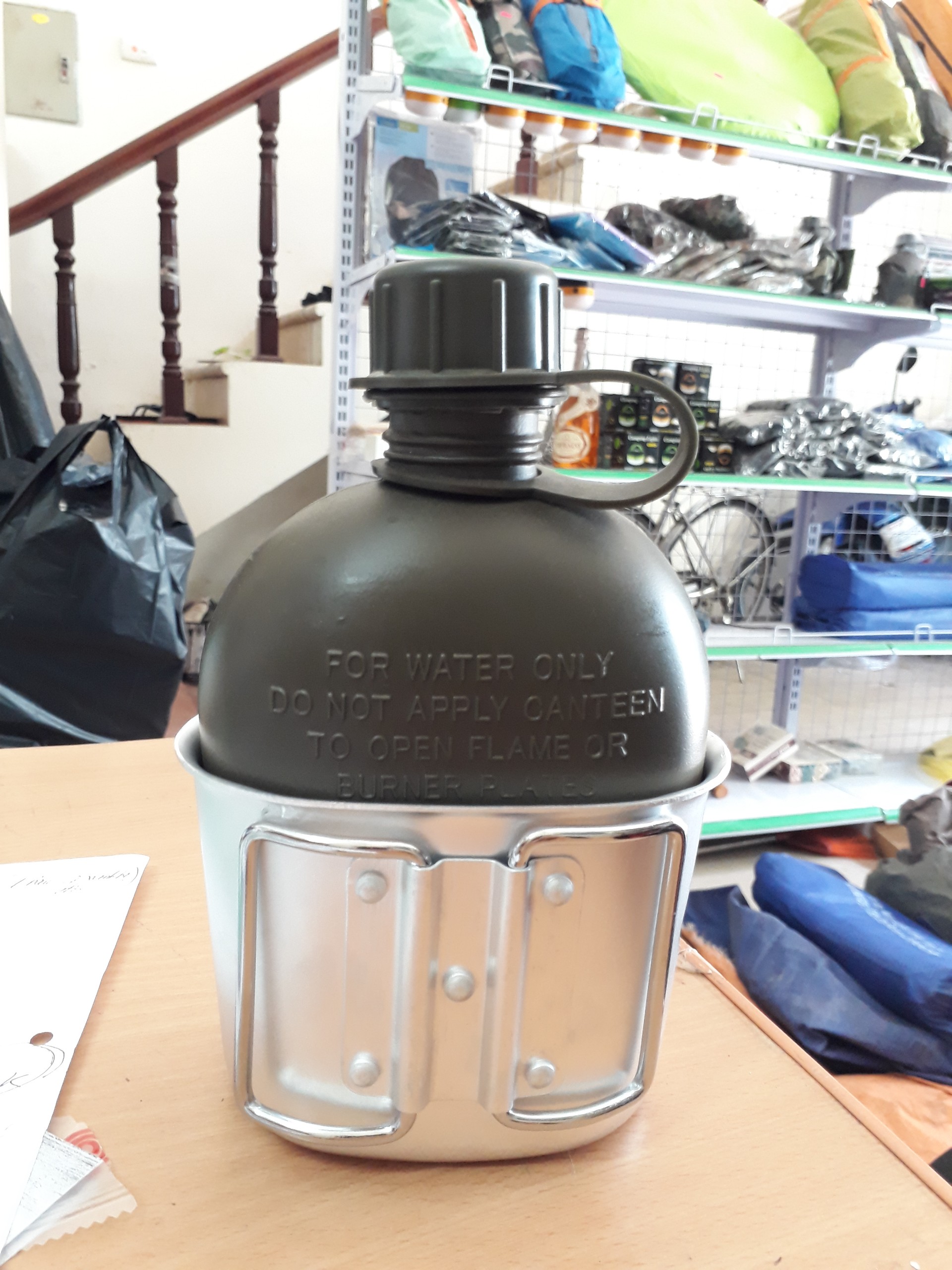 bình tông kèm ca nhôm