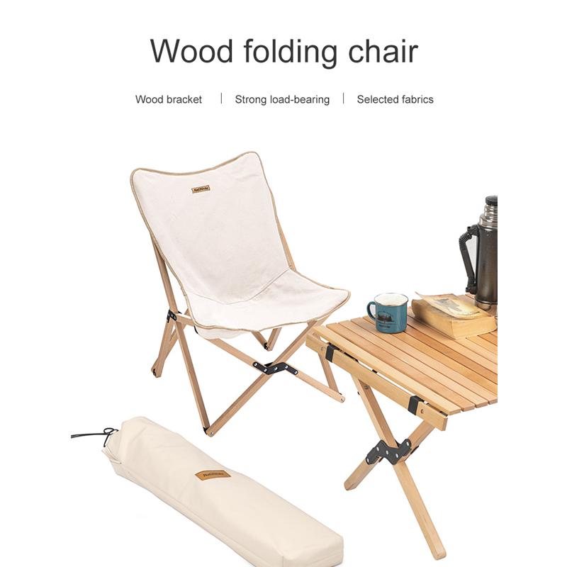 GHẾ XẾP VINTAGE KHUNG GỖ NATUREHIKE NH19JJ008