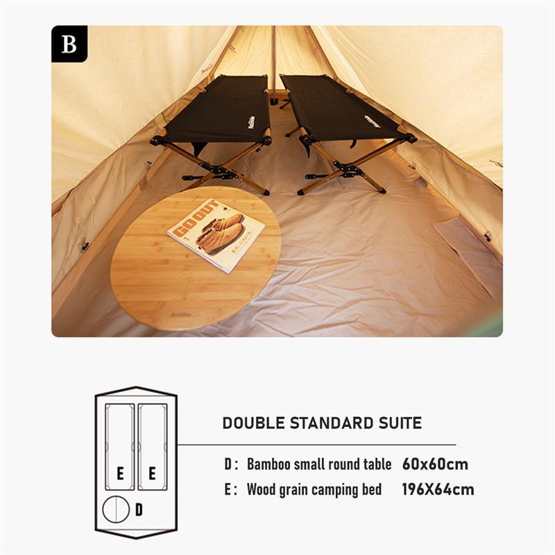 LỀU DÃ NGOẠI GLAMPING NATUREHIKE NH20ZP003 DÀNH CHO 3-4 NGƯỜI