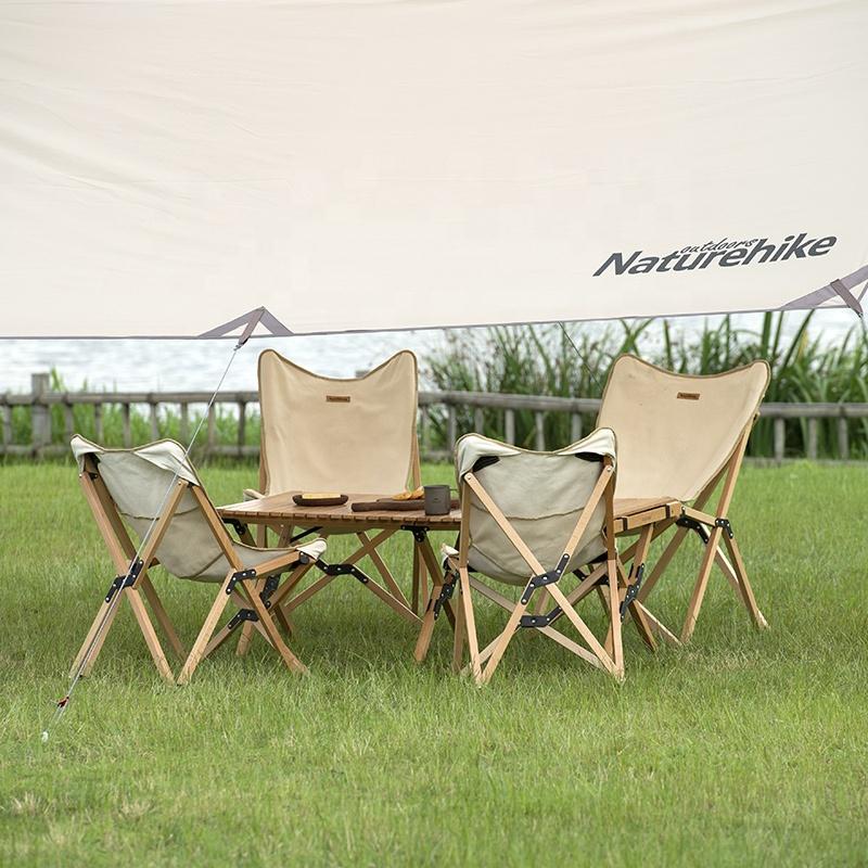 GHẾ XẾP VINTAGE KHUNG GỖ NATUREHIKE NH19JJ008