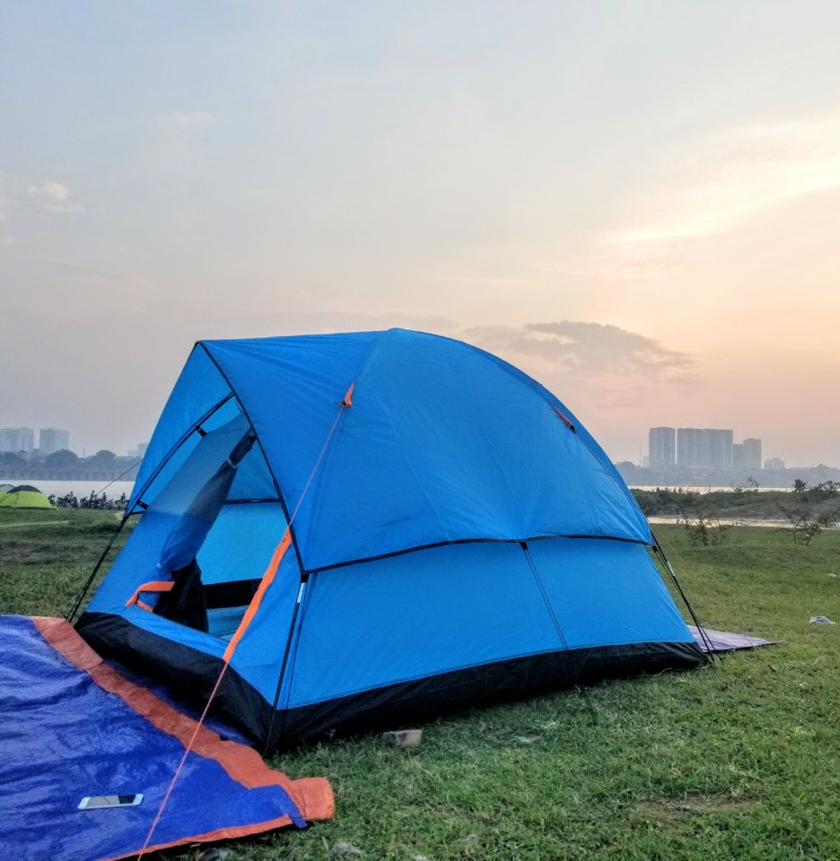 LỀU CẮM TRẠI 4 NGƯỜI 2 LỚP HÀNG XỊN CHO OYU