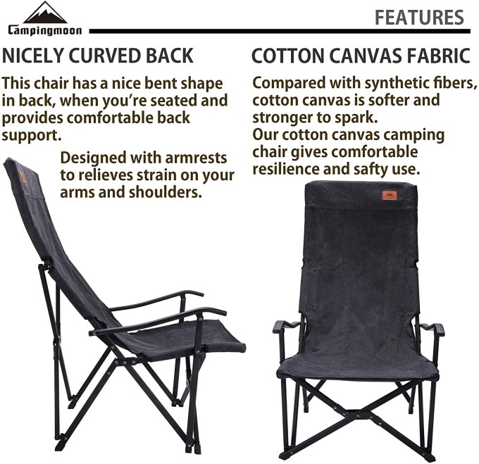 GHẾ DÃ NGOẠI HỢP KIM NHÔM CAMPINGMOON F-1002C