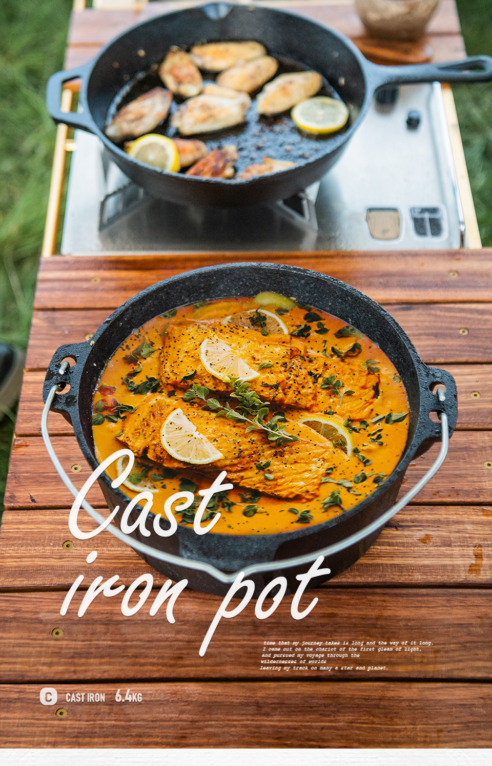 NỒI GANG CAST IRON NATUREHIKE NH20CJ011