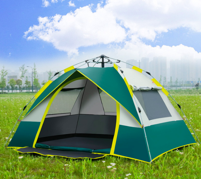 LỀU CẮM TRẠI 4 NGƯỜI BẬT TỰ ĐỘNG GIẢ 2 LỚP