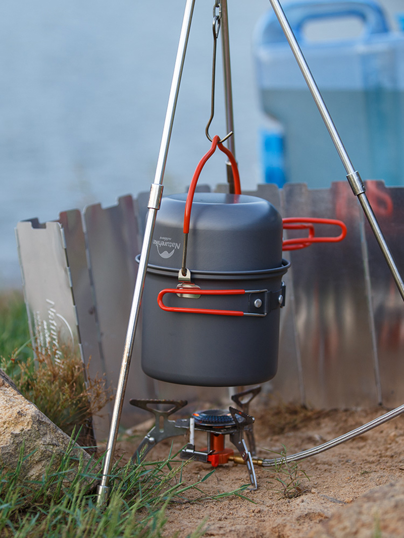 BỘ NỒI DÃ NGOẠI CÓ MÓC TREO NATUREHIKE NH18T018-G