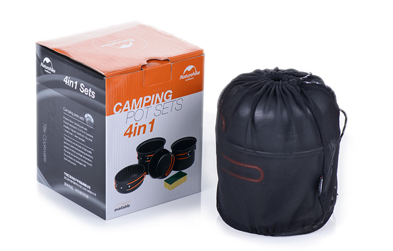 BỘ NỒI DÃ NGOẠI CÓ MÓC TREO NATUREHIKE NH18T018-G