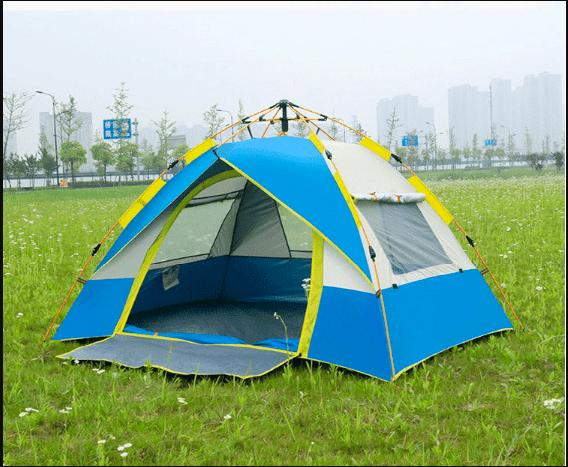 LỀU CẮM TRẠI 4 NGƯỜI BẬT TỰ ĐỘNG GIẢ 2 LỚP