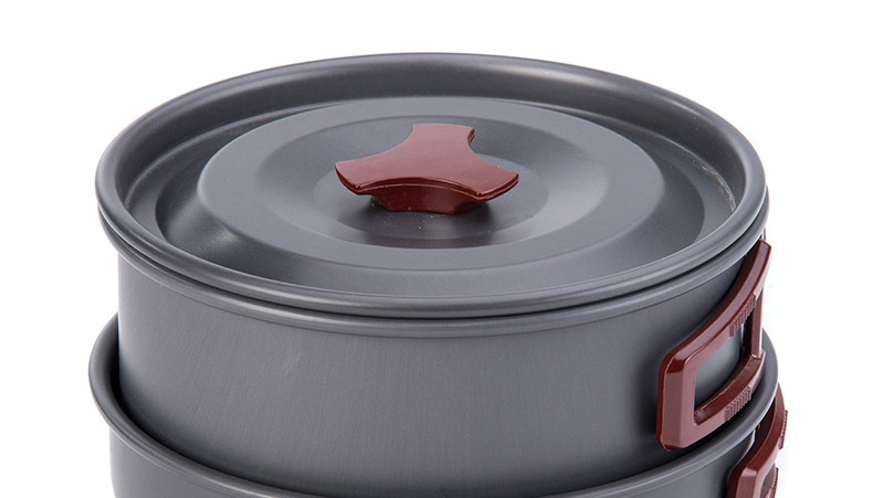 BỘ NỒI NẤU ĂN DÃ NGOẠI NATUREHIKE NH15T203-G