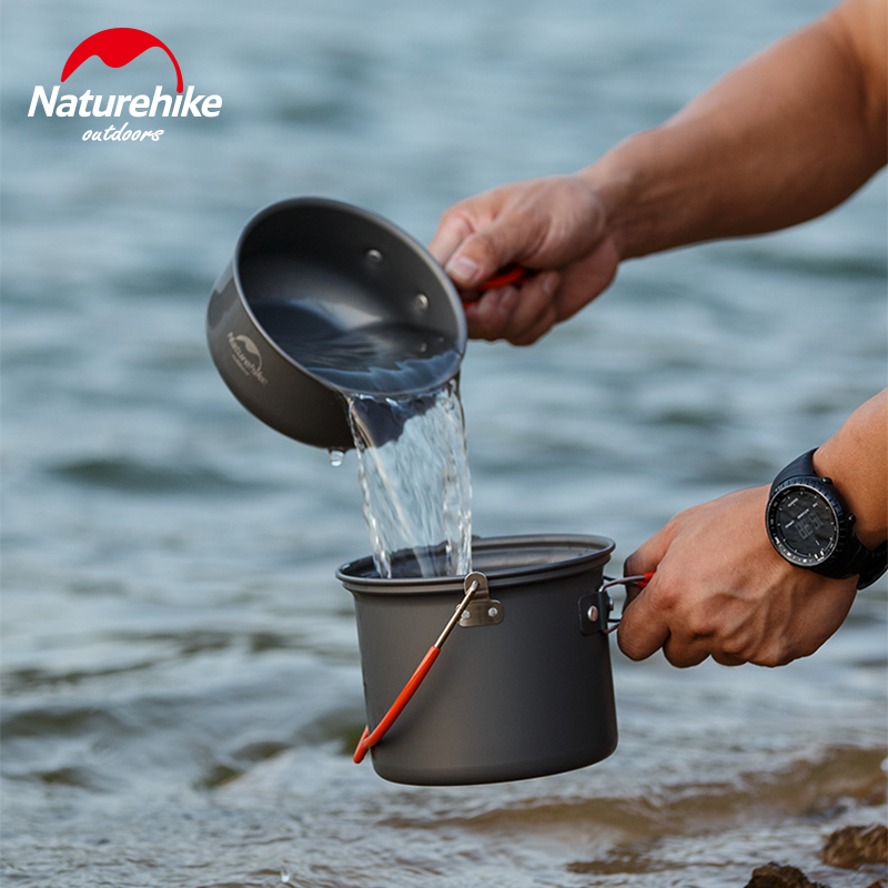 BỘ NỒI DÃ NGOẠI CÓ MÓC TREO NATUREHIKE NH18T018-G